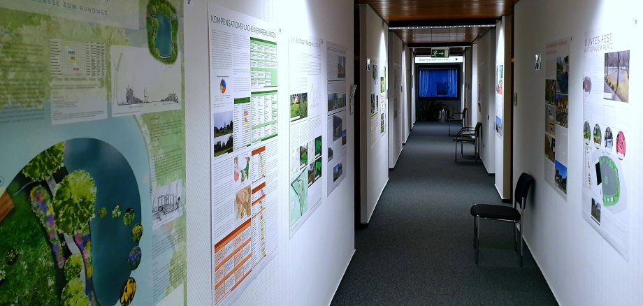 Poster Ausstellung Biodiversität und Klimaschutz