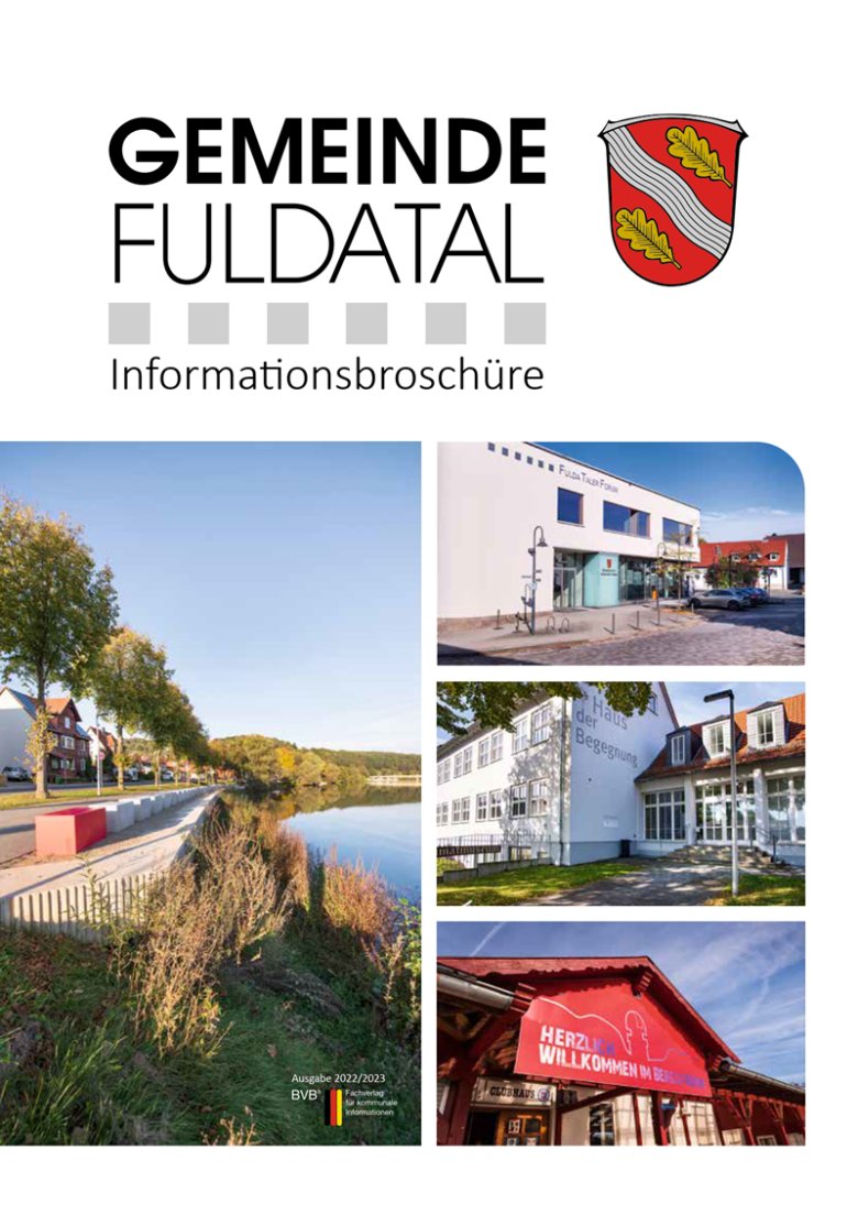 Informationsbroschüre Gemeinde Fuldatal Titleseite